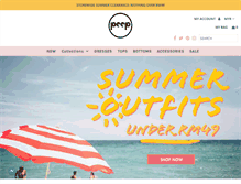 Tablet Screenshot of peepb.com